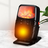 IPRee,1000W,Portable,Electric,Heater,Fireplace,Flame,Timer,Warmer,Outdoor,Heater