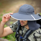 Nylon,Detachable,Outdoor,Fishing,Climbing,Protection,Broad,Visor,Bucket,Adjustable,String