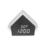 Alarm,Clock,Electronic,Digital,Display,Clocks,House,Shape,Desktop,Decoration