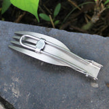 Keith,Ti5303,Titanium,Folding,Ultralight,Spork,Cutlery,Outdoor,Camping,Picnic,Tableware