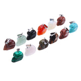 12pcs,Natural,Stone,Carved,Varieties,Quartz,Crystal,Skull,Carving,Reiki,Healing,Stone,Pendant