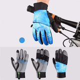 ROCKBROS,Winter,Waterproof,Finger,Touch,Scree,Cycling,Gloves,Cover,Stripe,Style