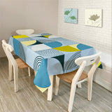 Modern,Simple,Rectangle,Polyester,Tablecloth,Colorful,Triangle,Geometry