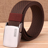 Leisure,Canvas,Belts,Military,Style,Waist,Alloy,Automatic,Buckle