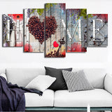 Loskii,Spray,Paintings,Canvas,Combination,Decorative,Paintings,Decoration