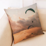 Honana,45x45cm,Skydiving,Pattern,Luxury,Cushion,Cover,Graffi,Style,Throw,Pillow,Pillow,Cover