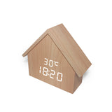 Alarm,Clock,Electronic,Digital,Display,Clocks,House,Shape,Desktop,Decoration