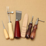 Handle,Leather,Craft,Leather,Sewing,Punch,Cutter