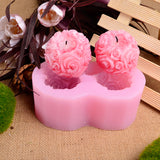 Flexible,Flower,Mould,Silicone,Candle,Making