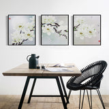 Frameless,Magnolia,Canvas,Pictures,Print,Picture,Printing,Decorations