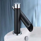 Modern,Unique,Bathroom,Basin,Faucet,Single,Handle,Kitchen,Mixer,Waterfall,Faucet,Black