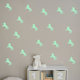 Honana,10PCS,7X10CM,Fluorescent,Unicorn,Sticker,Bedroom,Decor