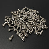 100Pcs,Bolts,Stainless,Steel,Screws,Button,Socket