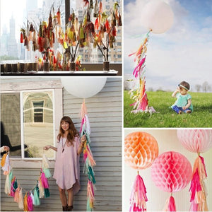 Tissue,Paper,Tassel,Garland,Birthdays,Party,Decorations,Event,Balloon,Accessoriess