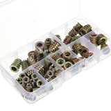 Suleve,MXZN1,70Pcs,Alloy,Furniture,Socket,Drive,Threaded,Insert,Internal,External