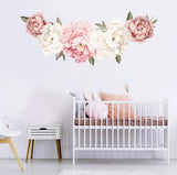 Peony,Flower,Removable,Sticker,Decal,Living,Bedroom,Decor