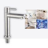 Stainless,Steel,Water,Faucet,Single,Handle,Basin,Faucet,Bathroom,Water