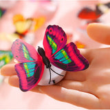 Miico,Beautiful,Butterfly,Night,Light,Suction,Christmas,Wedding,Decor,Sticker