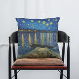 Abstract,Starry,Painting,Cotton,Linen,Pillow,Waist,Cushion,Cover