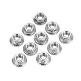 Suleve,M3SN5,50Pcs,Stainless,Steel,Serrated,Flange