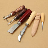 Handle,Leather,Craft,Leather,Sewing,Punch,Cutter