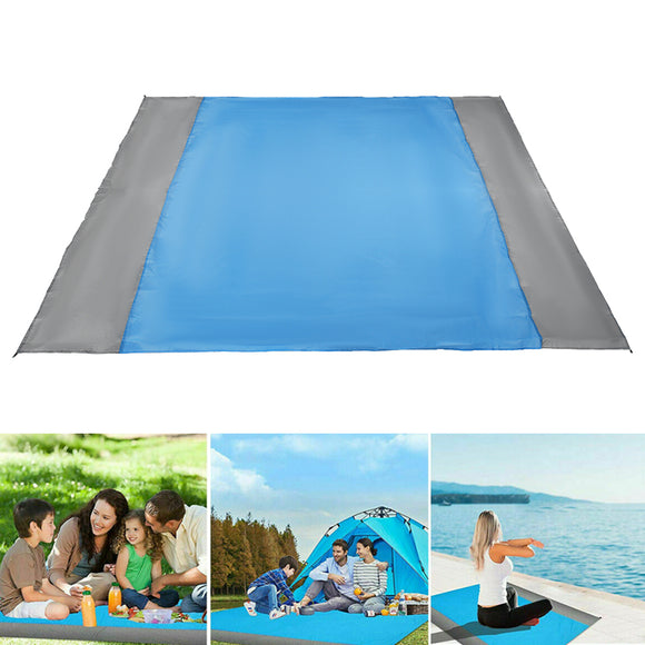 82.7x78.7inch,Beach,Waterproof,Proof,Pocket,Blanket,Picnic,Camping,Travel,Hiking