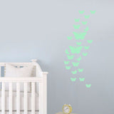 Honana,12PCS,Fluorescent,Butterfly,Sticker