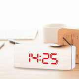 Digital,Mirror,Alarm,Clock,Bedside,Table,Thermometer,Calendar