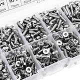 Suleve,M3SH8,Stainless,Steel,Socket,Button,Screw,Assortment,720Pcs