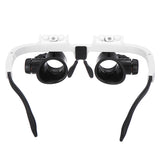 Binocular,Eyepiece,Magnifier,Magnifying,Glasses,Jeweler,Watch,Repair,Adjustable,Light