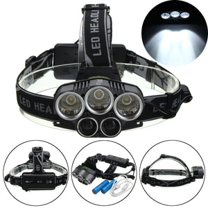 BIKIGHT,3000LM,Rechargeable,Headlamp,Zoomable,Torch,Light,Camping,Cycling,Night,Warning,Light