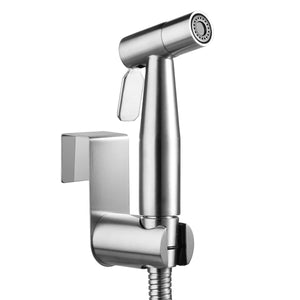 Stainless,Steel,Handheld,Bidet,Spray,Shower,Shattaf,Toilet,Water,Methods,Adapter