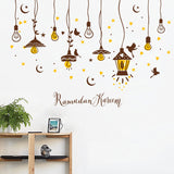 Creative,Chandelier,Adhesive,Wallpaper,Stickers,Living,Bedroom