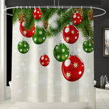 Christmas,Decorative,Balloon,Bathroom,Shower,Curtain,Skidproof,Toilet,Cover