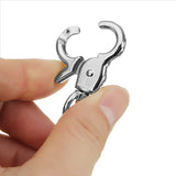 10Pcs,Silver,Alloy,Swivel,Lobster,Clasp,Round