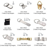 96Pcs,Photo,Frame,Hanging,Hooks,Models,Picture,Hanger,Hooks,Screws,Office,Family,Photo,Picture,Painting,Hanging