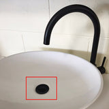 Matte,Black,Brass,Basin,Water,Waste,Overflow