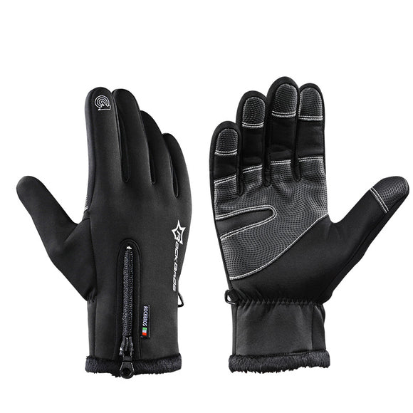 ROCKBROS,Cycling,Bicycle,Thermal,Gloves,Warmproof,Winter,Glove,Antislip,Waterproof,Sports,Glove