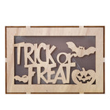 Loskii,JM01501,Halloween,Trick,Treat,Pattern,Light,Halloween,Decorations,Party