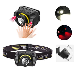 BIKIGHT,1100LM,Rechargeable,Induction,Headlamp,Battery,Headlight,Outdoor,Camping,Searching,Flashlight