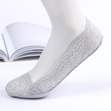 Women,Breathable,Antiskid,Silicone,Invisible,Socks,Shallow,Socks