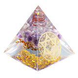 Reiki,Energy,Charged,Large,Amethyst,Quarz,Chakra,Orgone,Pyramid,Crystals