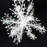 Loskii,Christmas,Snowflake,String,Light,Beautiful,Medium,Snowflake,Christmas,Decorations,Supplies