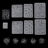 248Pcs,Resin,Casting,Molds,Jewelry,Making,Silicone,Mould,Metal,Pendant,Craft