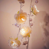 20LEDs,Creative,Christmas,String,Light,Manual,Small,Flower,Fairy,Night,Light,Decor