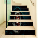 Miico,LT004,Halloween,Decoration,Stair,Sticker,Removable,Sticker,Horror,Sticker