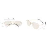 Unisex,Vogue,Vintage,Flexible,Light,Radiation,Protection,Clear,Glasses,Sunglasses