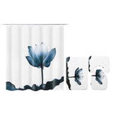 Flower,Waterproof,Shower,Curtain,Bathroom,Toilet,Cover