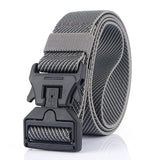 125CM,Width,Magnetic,Buckle,Leisure,Canvas,Waist,Quick,Unlock,Men's,Elastic,Tactical