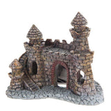 Aquarium,Decoration,Wizard's,Castle,Shelter,House,Painted,Realistic,Castle